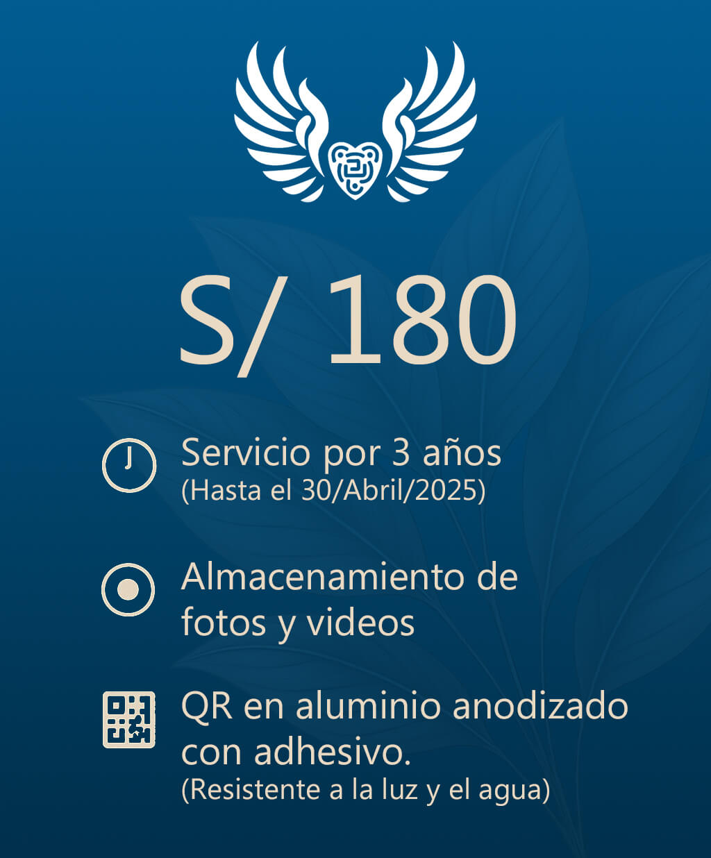 Precios y planes de Huellas del Alma